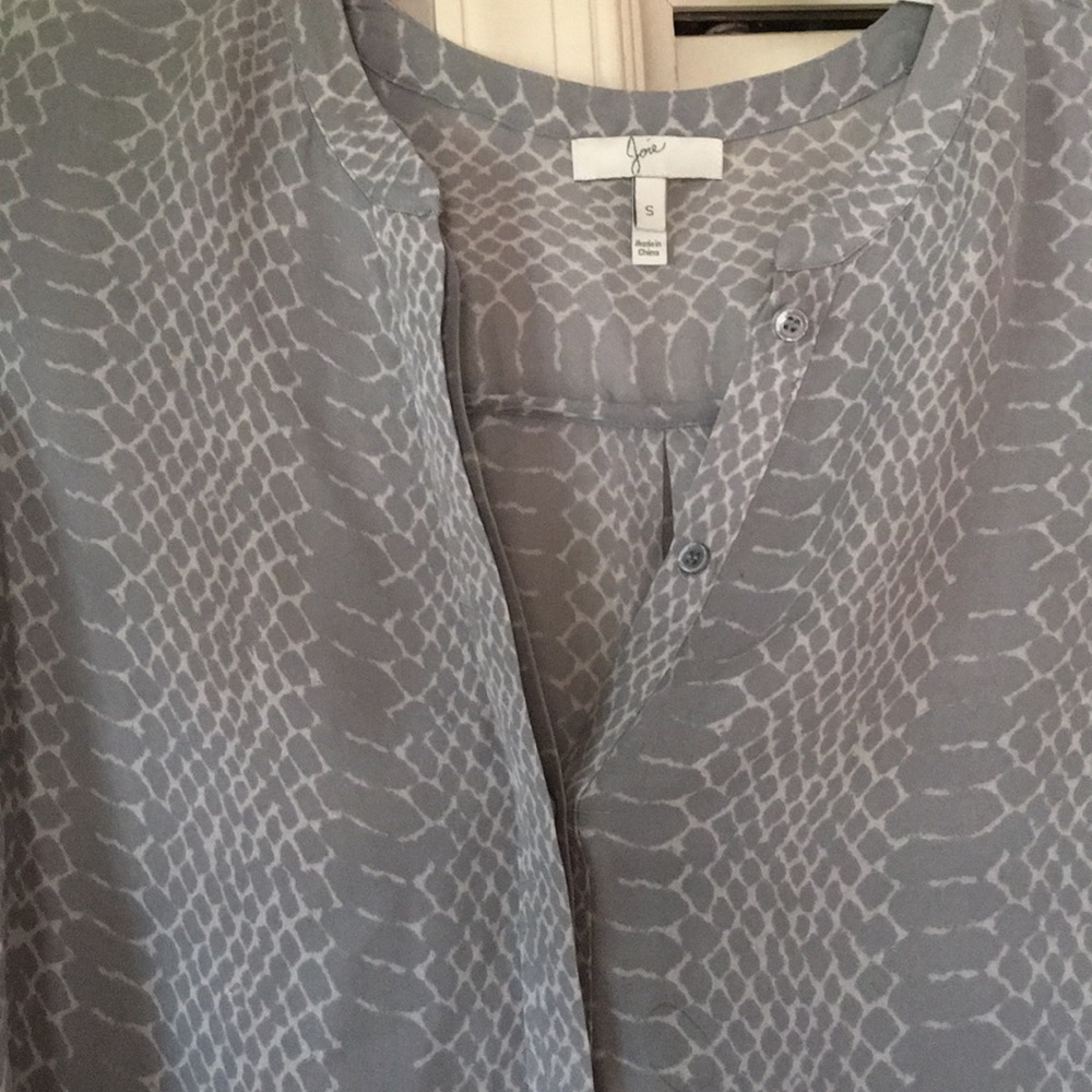 Joie silk 3/4 sleeve blouse- small